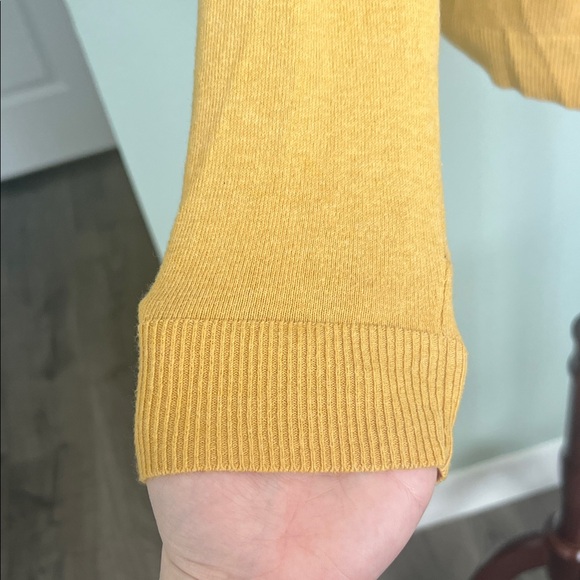 Merona Women's Yellow Cardigan Sweater - Picture 3 of 7